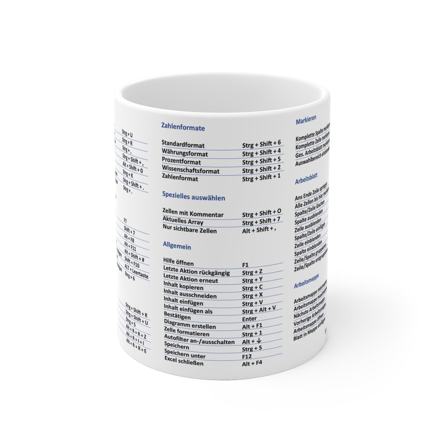 Excel Tasse