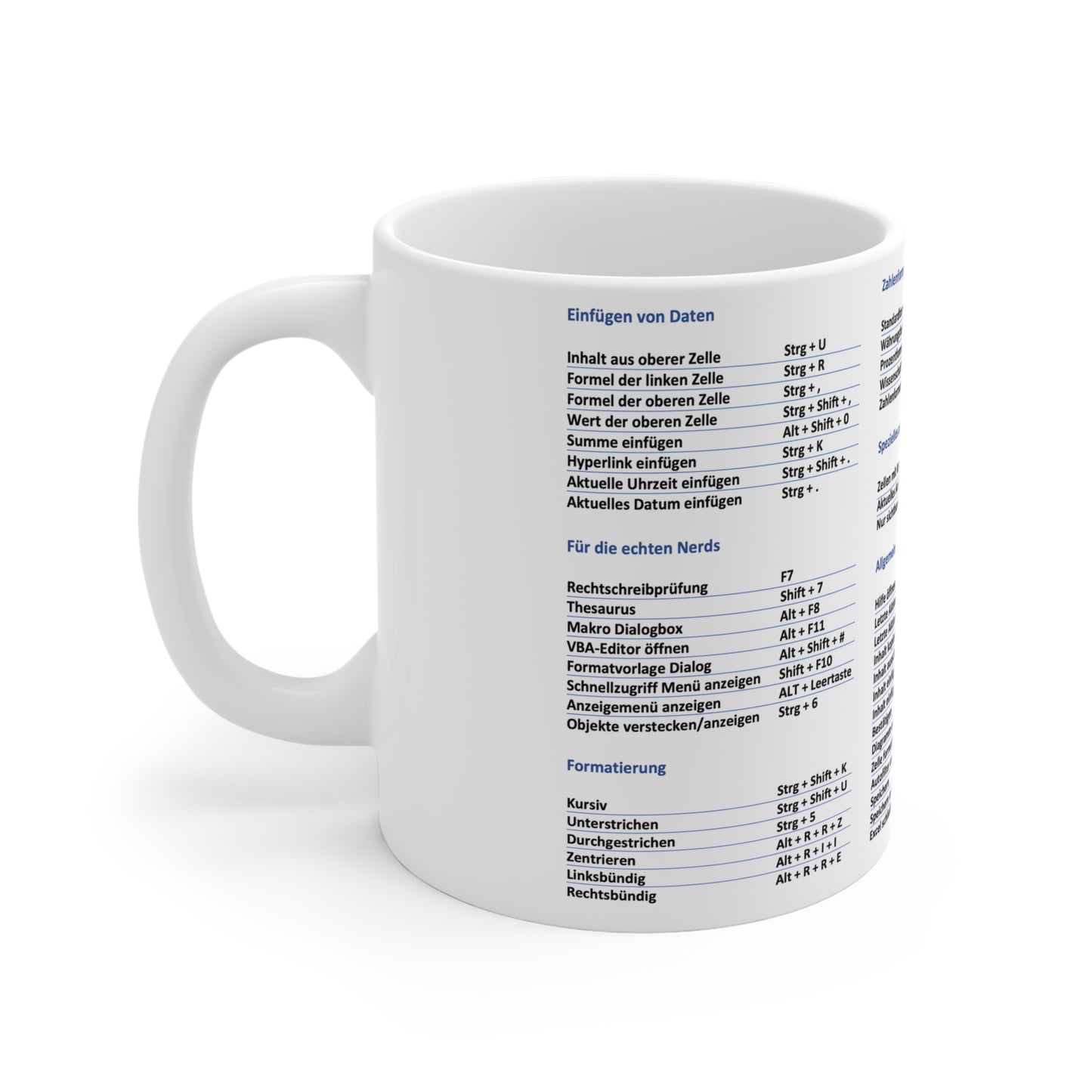 Excel Tasse